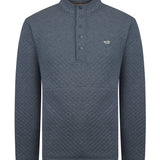 Polerón Algodón Orgánico Hombre Genova Azul Rockford