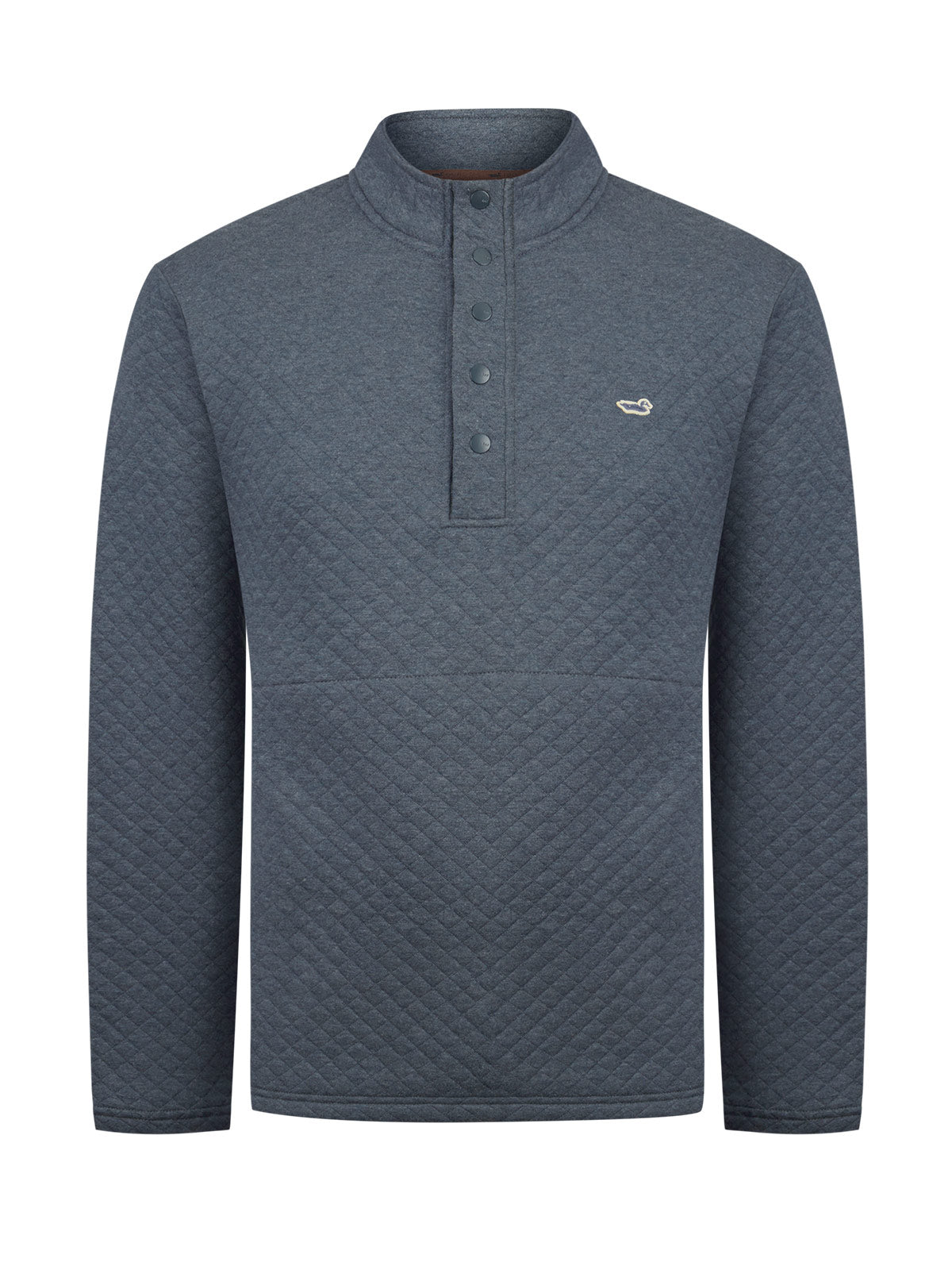 Polerón Algodón Orgánico Hombre Genova Azul Rockford