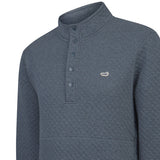 Polerón Algodón Orgánico Hombre Genova Azul Rockford