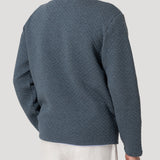 Polerón Algodón Orgánico Hombre Genova Azul Rockford