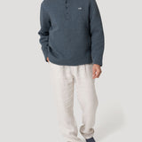 Polerón Algodón Orgánico Hombre Genova Azul Rockford