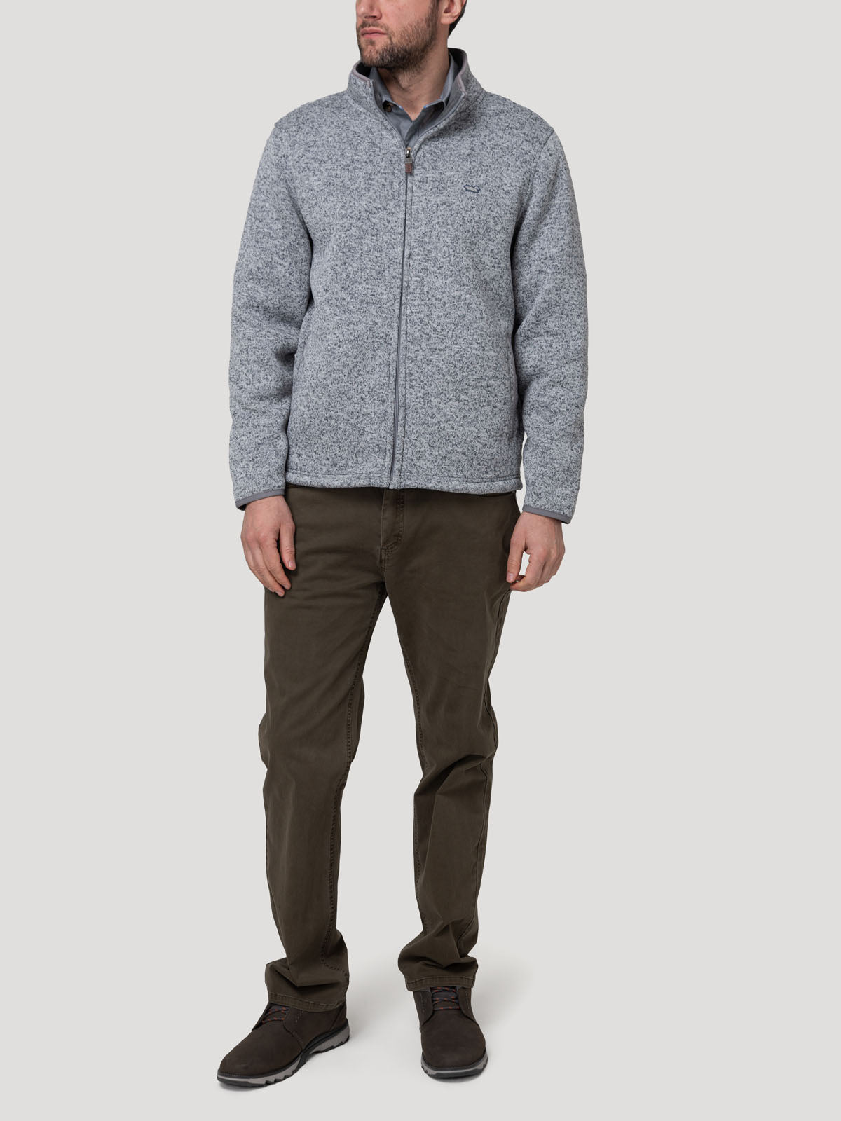 Polar Fibras Recicladas Hombre Arizona Gris Rockford