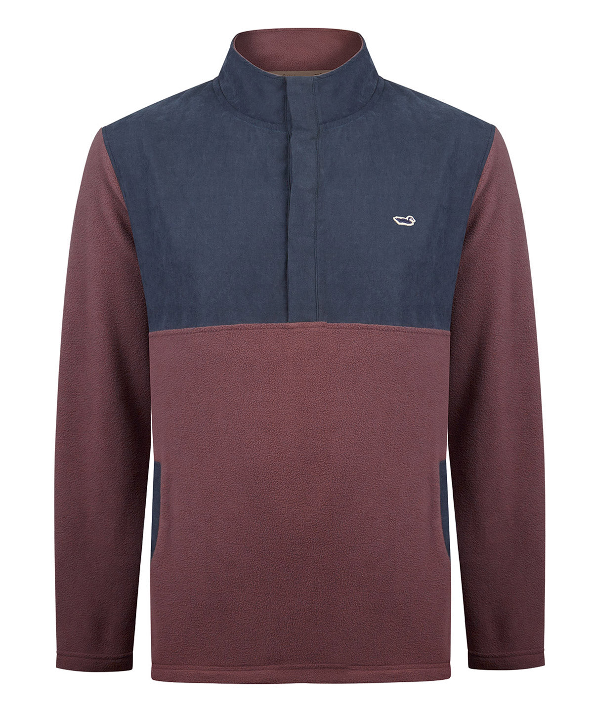 Polar Fibras Recicladas Hombre Glashalf Burdeo Rockford