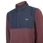 Polar Fibras Recicladas Hombre Glashalf Burdeo Rockford