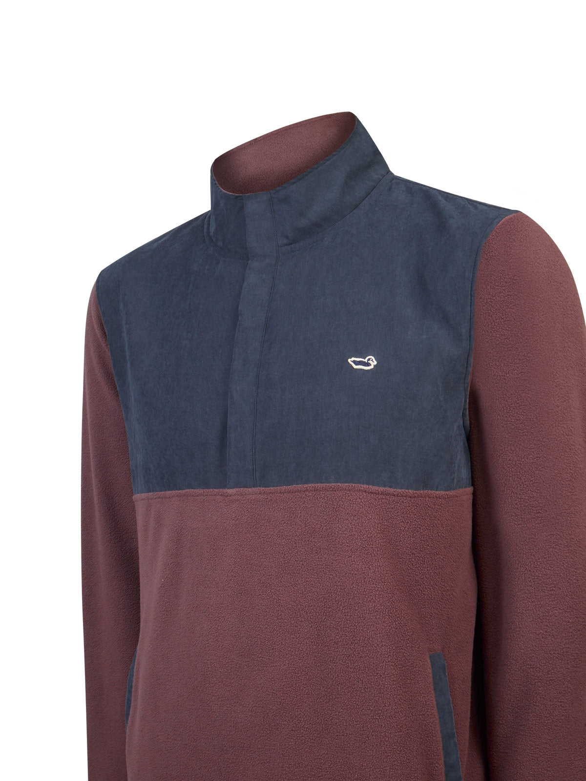 Polar Fibras Recicladas Hombre Glashalf Burdeo Rockford