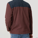Polar Fibras Recicladas Hombre Glashalf Burdeo Rockford