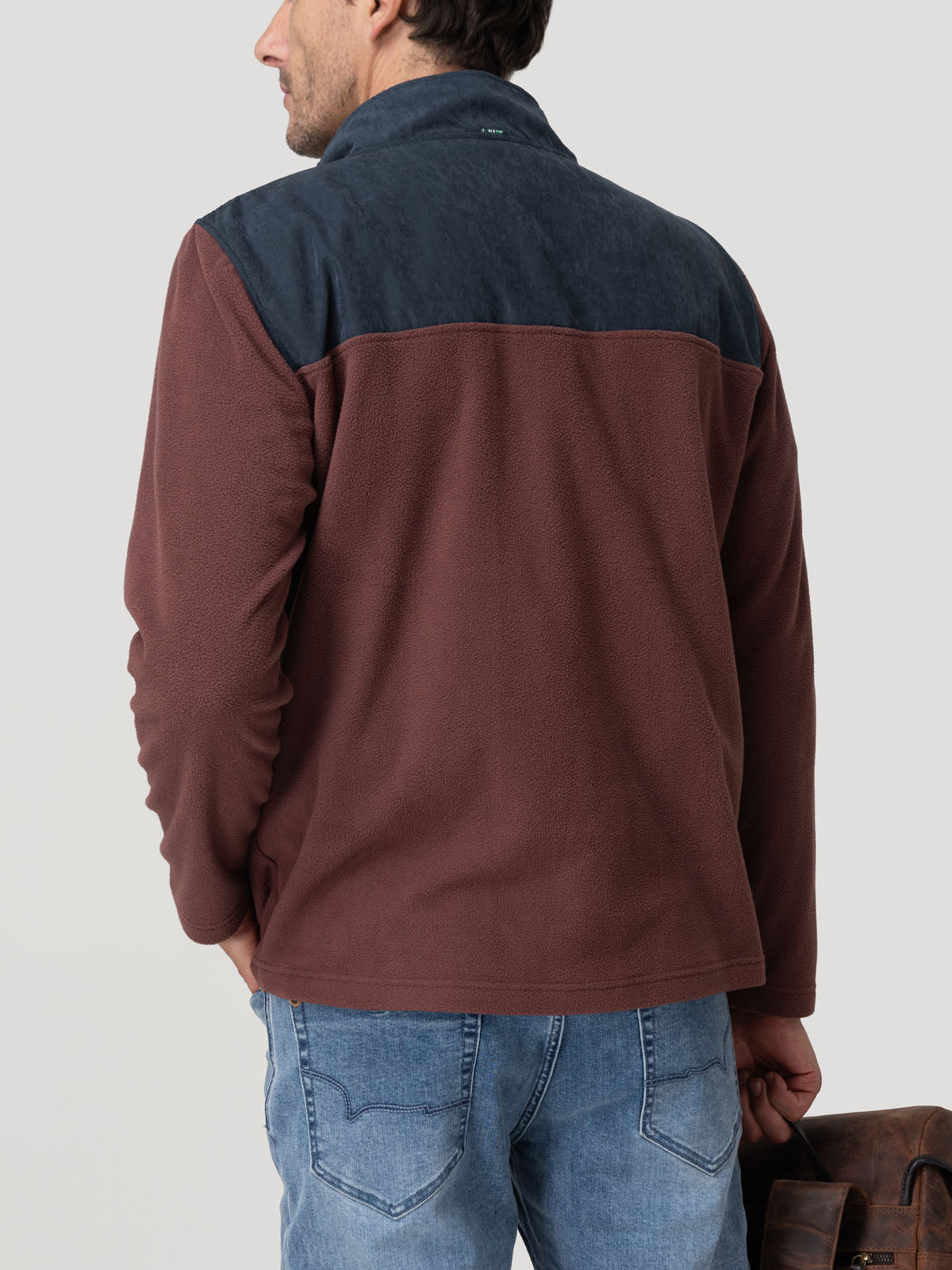 Polar Fibras Recicladas Hombre Glashalf Burdeo Rockford