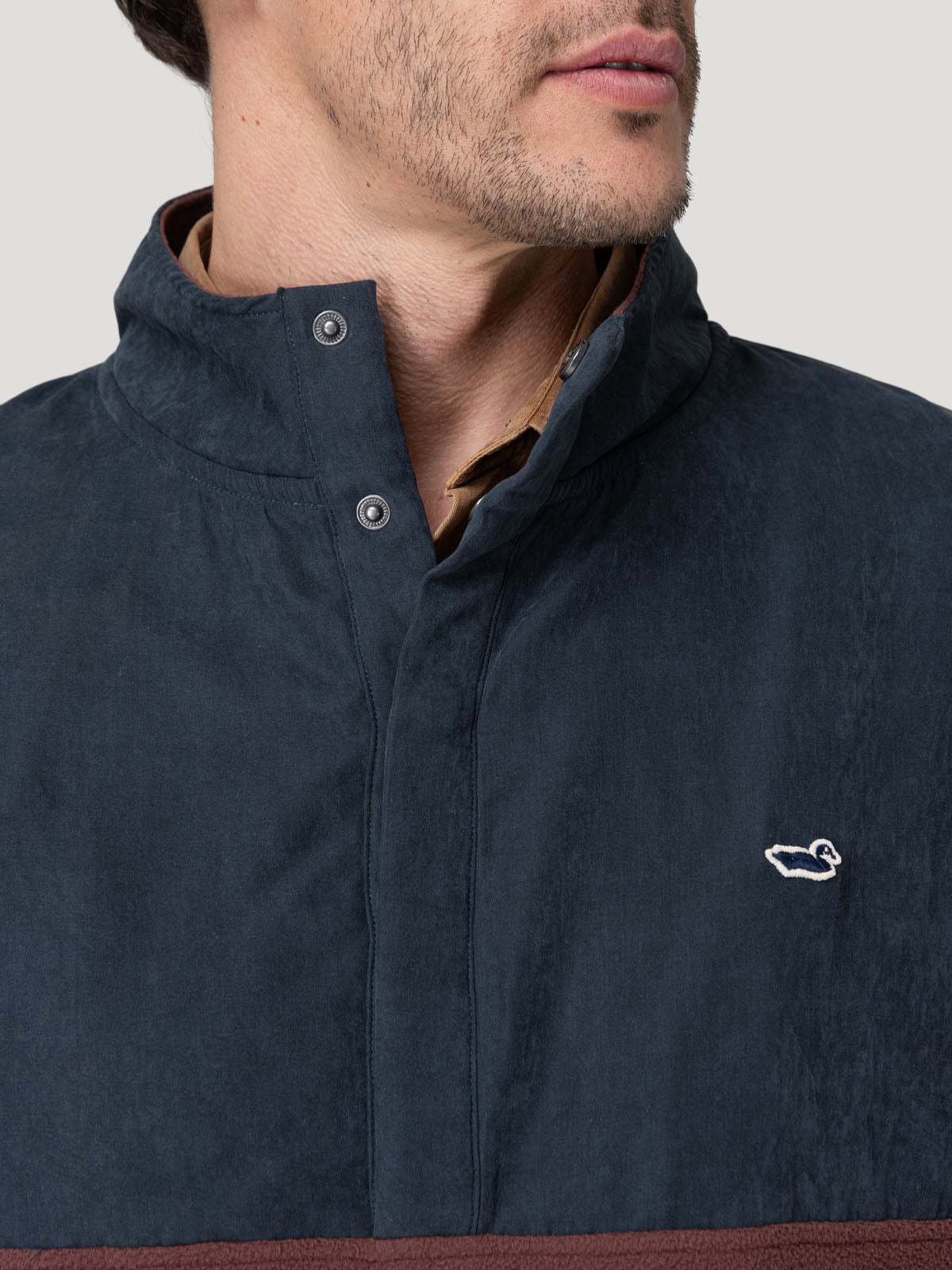 Polar Fibras Recicladas Hombre Glashalf Burdeo Rockford
