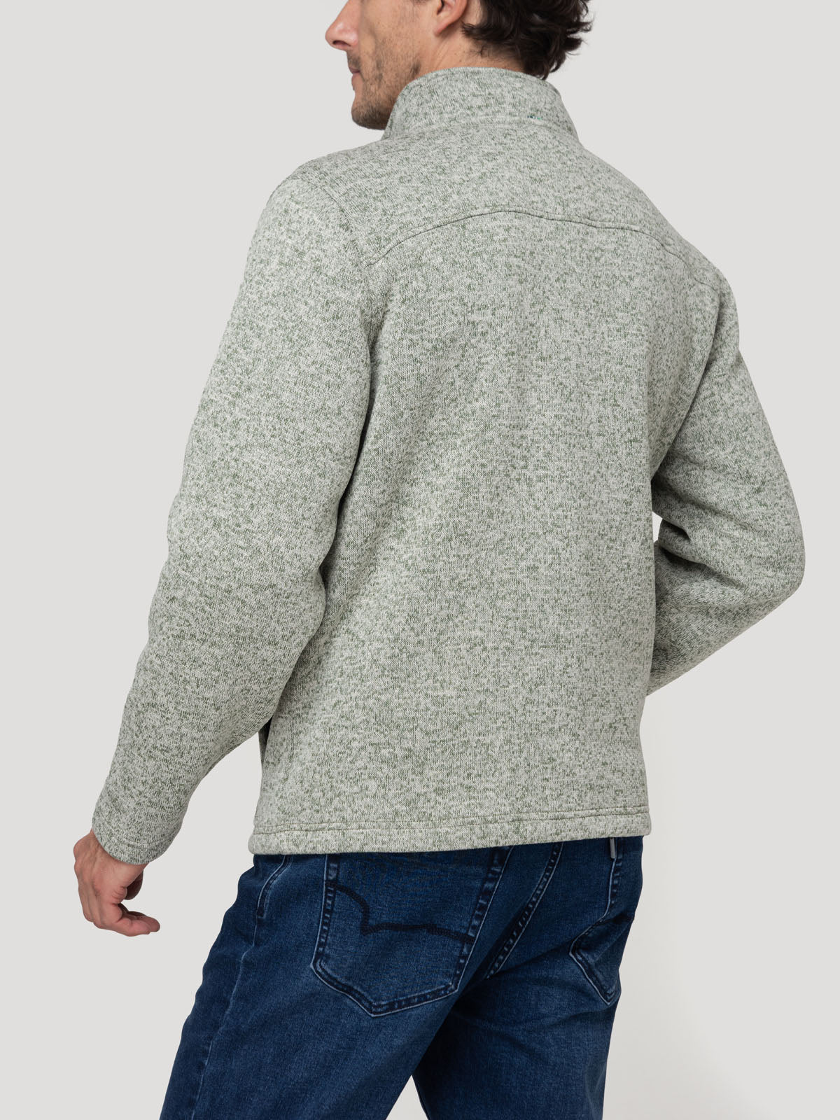 Polar Fibras Recicladas Hombre Arizhalf Verde Rockford