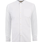 Camisa Algodón Hombre Oxford Blanco Rockford