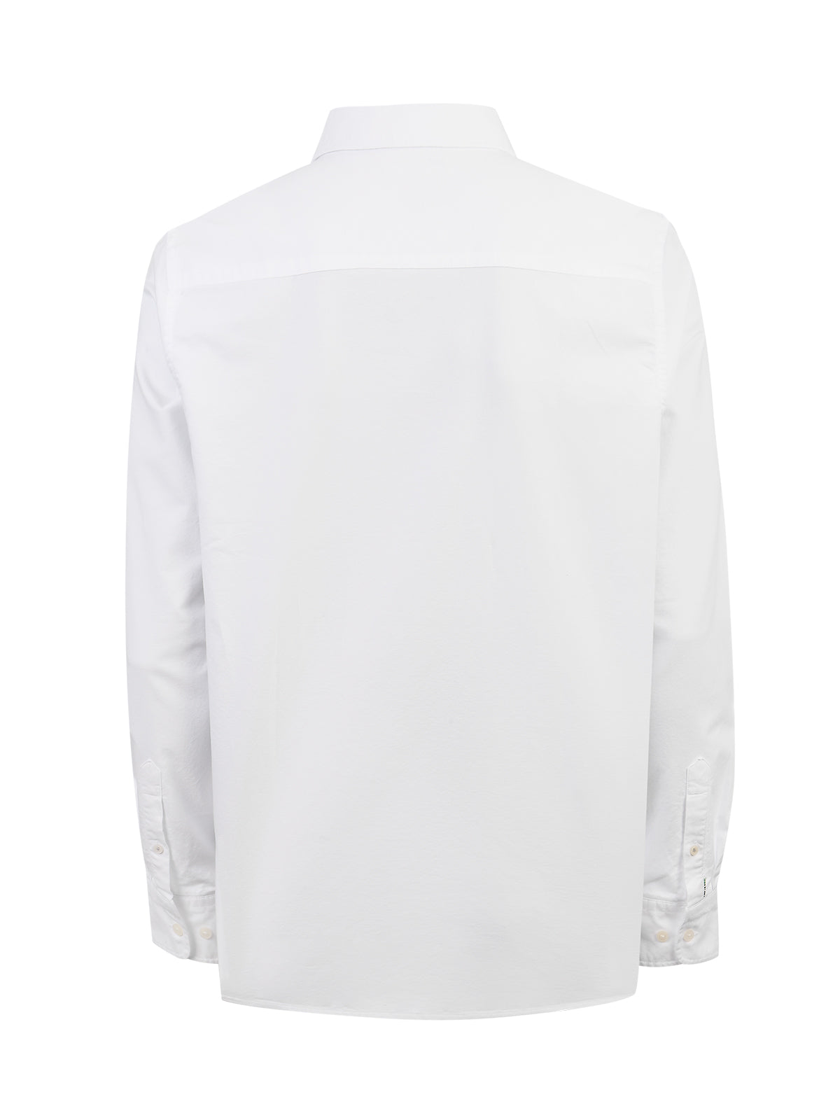 Camisa Algodón Hombre Oxford Blanco Rockford
