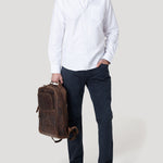 Camisa Algodón Hombre Oxford Blanco Rockford