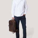 Camisa Algodón Hombre Oxford Blanco Rockford