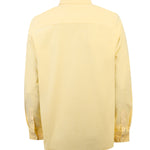 Camisa Algodón Hombre Oxford Amarillo Rockford