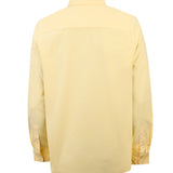 Camisa Algodón Hombre Oxford Amarillo Rockford