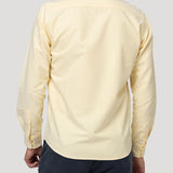 Camisa Algodón Hombre Oxford Amarillo Rockford