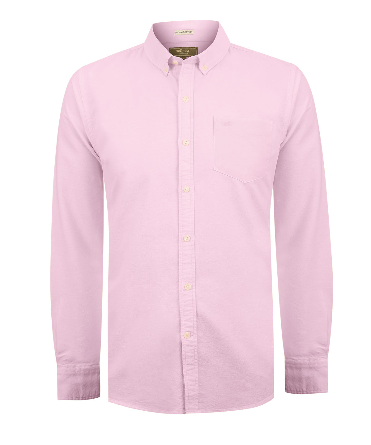 Camisa Algodón Hombre Oxford Rosado Rockford