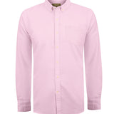 Camisa Algodón Hombre Oxford Rosado Rockford