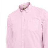 Camisa Algodón Hombre Oxford Rosado Rockford