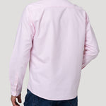 Camisa Algodón Hombre Oxford Rosado Rockford