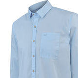 Camisa Algodón Orgánico Hombre Galiton Celeste Rockford