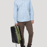 Camisa Algodón Orgánico Hombre Galiton Celeste Rockford