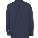 Camisa Algodón Orgánico Hombre Galiton Azul Rockford