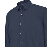 Camisa Algodón Orgánico Hombre Galiton Azul Rockford