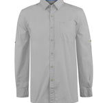 Camisa Algodón Orgánico Hombre Galiton Gris Rockford