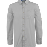 Camisa Algodón Orgánico Hombre Galiton Gris Rockford