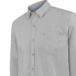 Camisa Algodón Orgánico Hombre Galiton Gris Rockford
