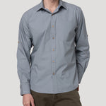 Camisa Algodón Orgánico Hombre Galiton Gris Rockford