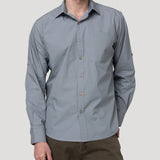 Camisa Algodón Orgánico Hombre Galiton Gris Rockford