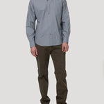 Camisa Algodón Orgánico Hombre Galiton Gris Rockford