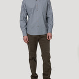 Camisa Algodón Orgánico Hombre Galiton Gris Rockford