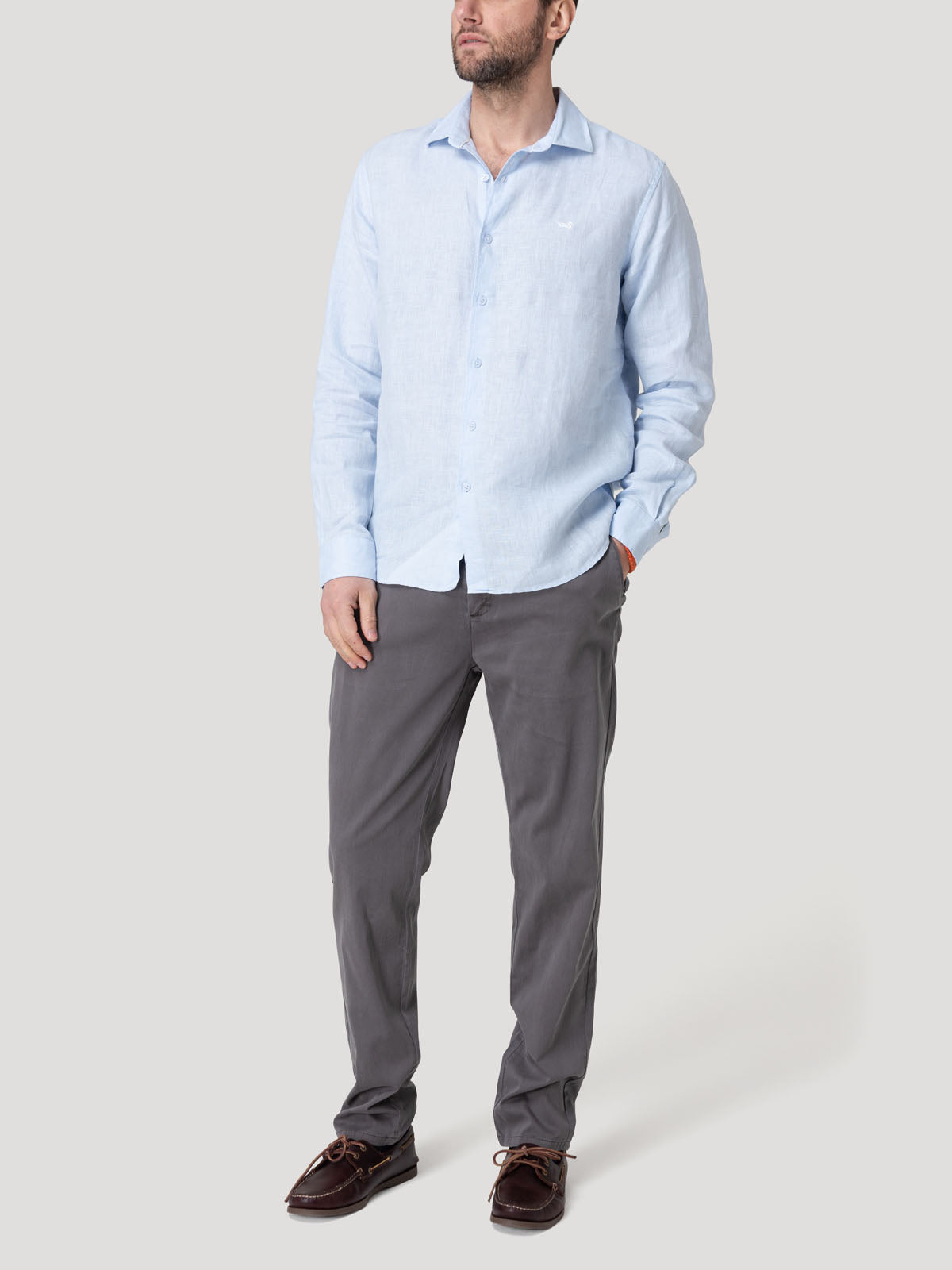 Pantalón Algodón Hombre Napoli Azul Rockford