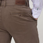 Pantalón Algodón Hombre Napoli Café Rockford