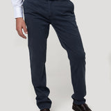 Pantalón Algodón Hombre Napoli Marino Rockford