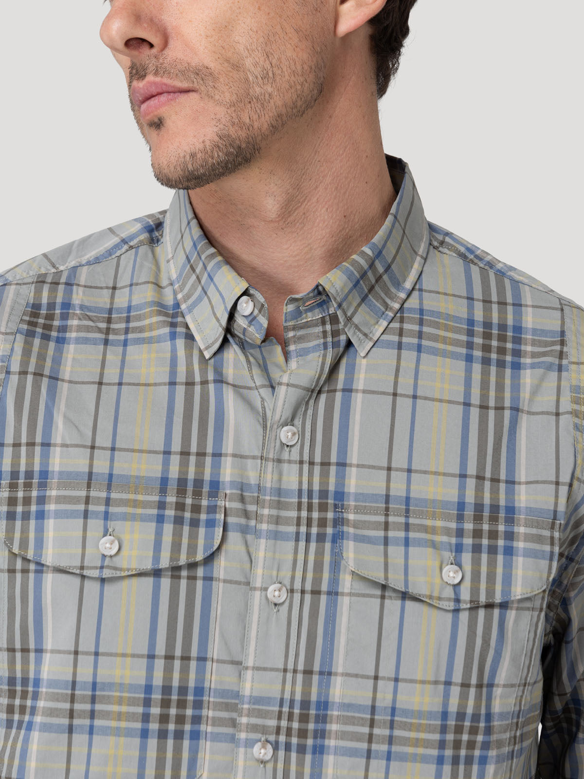 Camisa Algodón Orgánico Hombre Atacama Verde Rockford