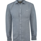 Camisa Lino Orgánico Hombre Linenmist Gris Rockford
