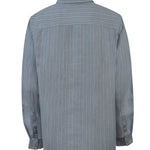 Camisa Lino Orgánico Hombre Linenmist Gris Rockford