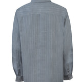 Camisa Lino Orgánico Hombre Linenmist Gris Rockford
