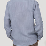 Camisa Lino Orgánico Hombre Linenmist Gris Rockford