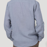 Camisa Lino Orgánico Hombre Linenmist Gris Rockford