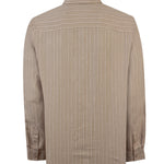 Camisa Lino Orgánico Hombre Linenmist Café Rockford