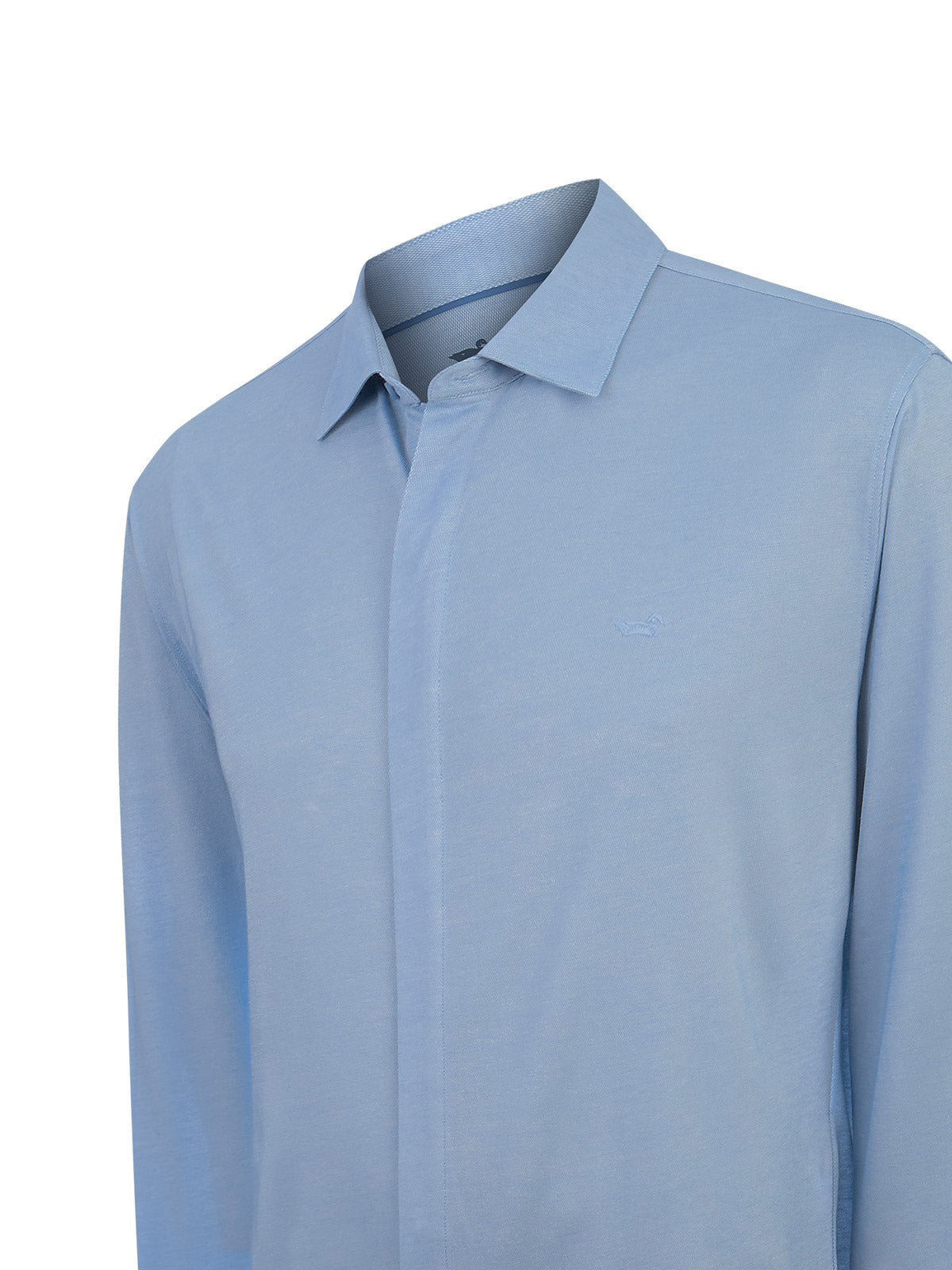 Camisa Algodón Pima Hombre Horizon Celeste Rockford