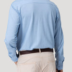 Camisa Algodón Pima Hombre Horizon Celeste Rockford