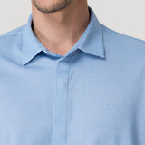 Camisa Algodón Pima Hombre Horizon Celeste Rockford