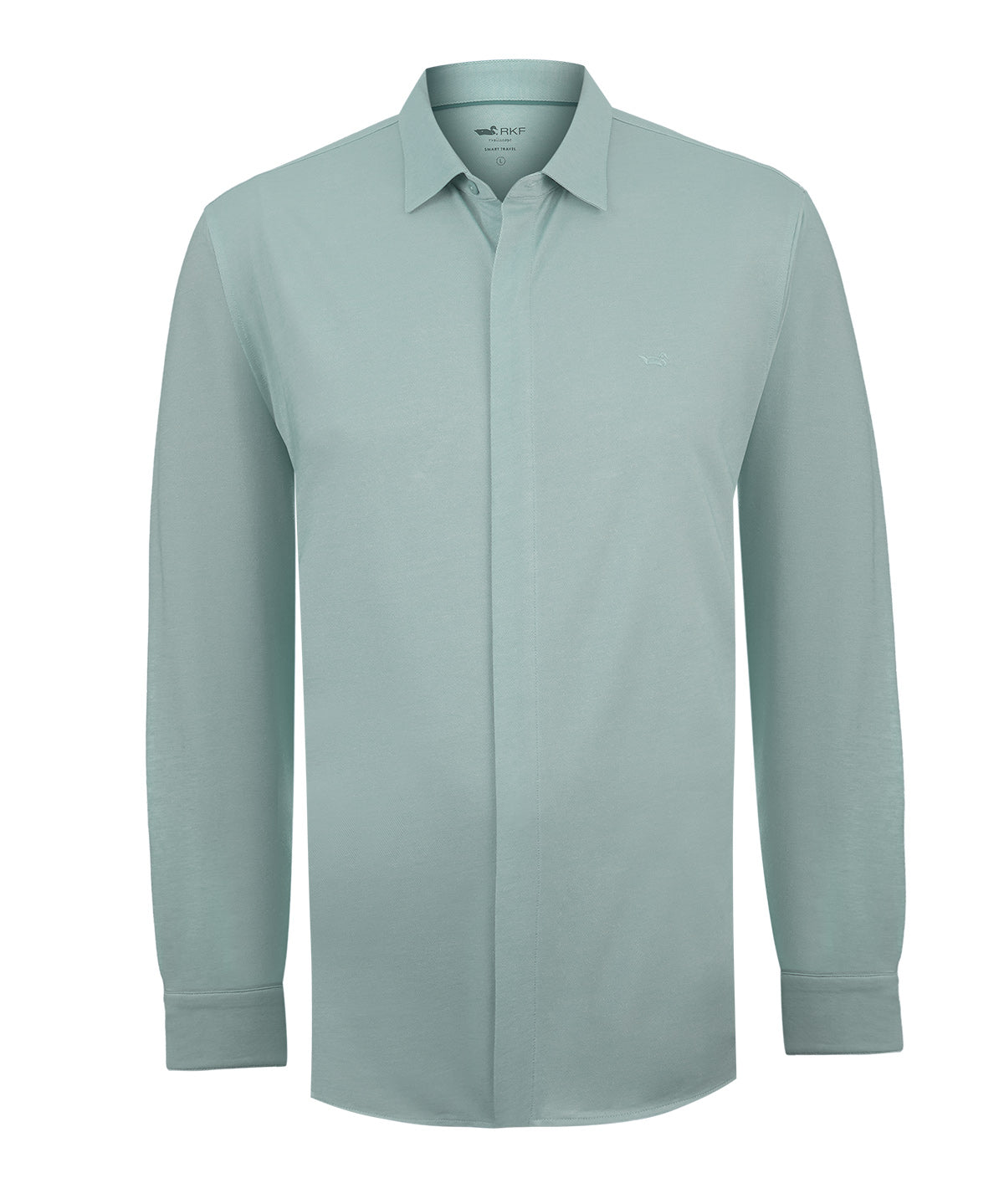 Camisa Algodón Pima Hombre Horizon Verde Rockford