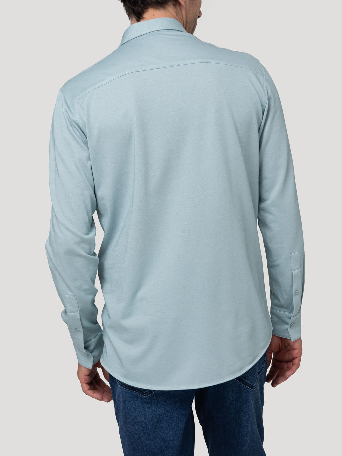 Camisa Algodón Pima Hombre Horizon Verde Rockford